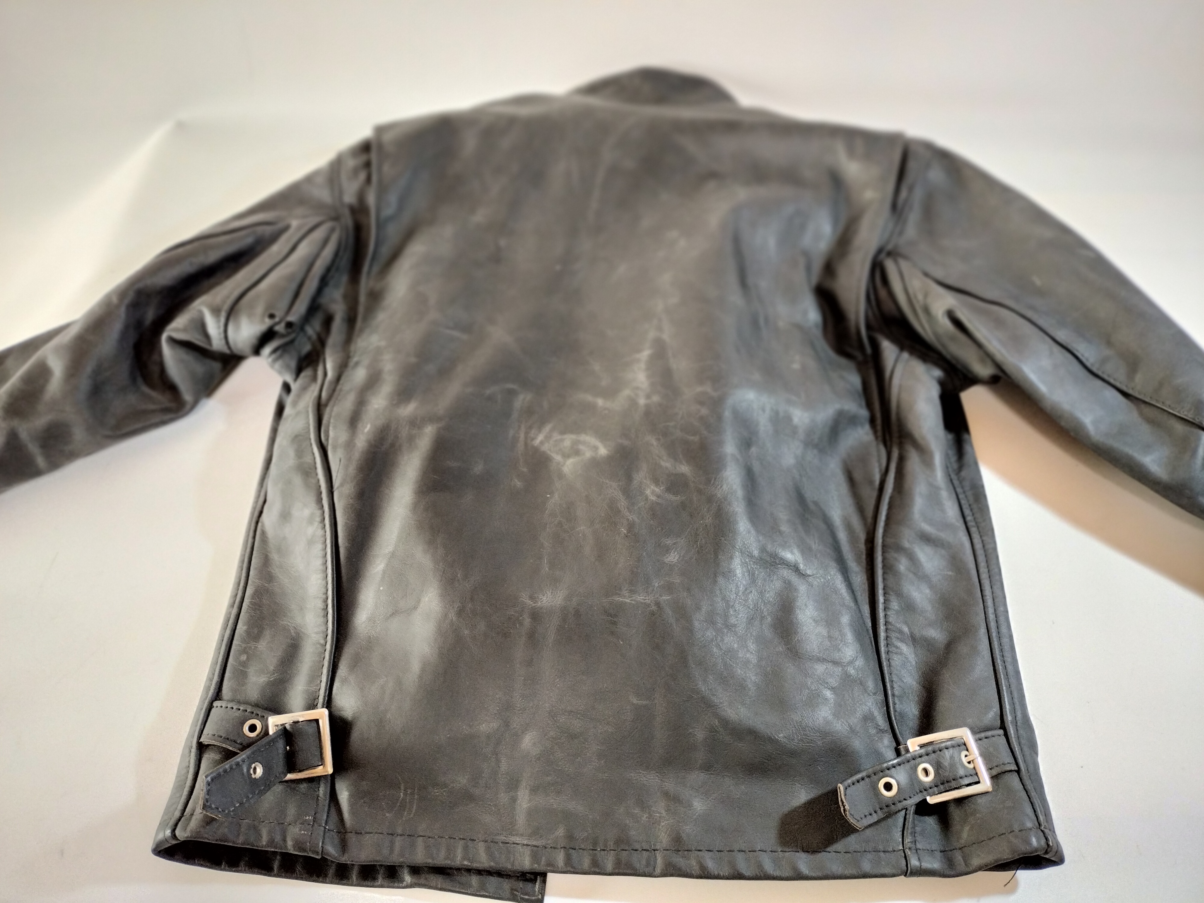 schott  革ジャン　クリーニング