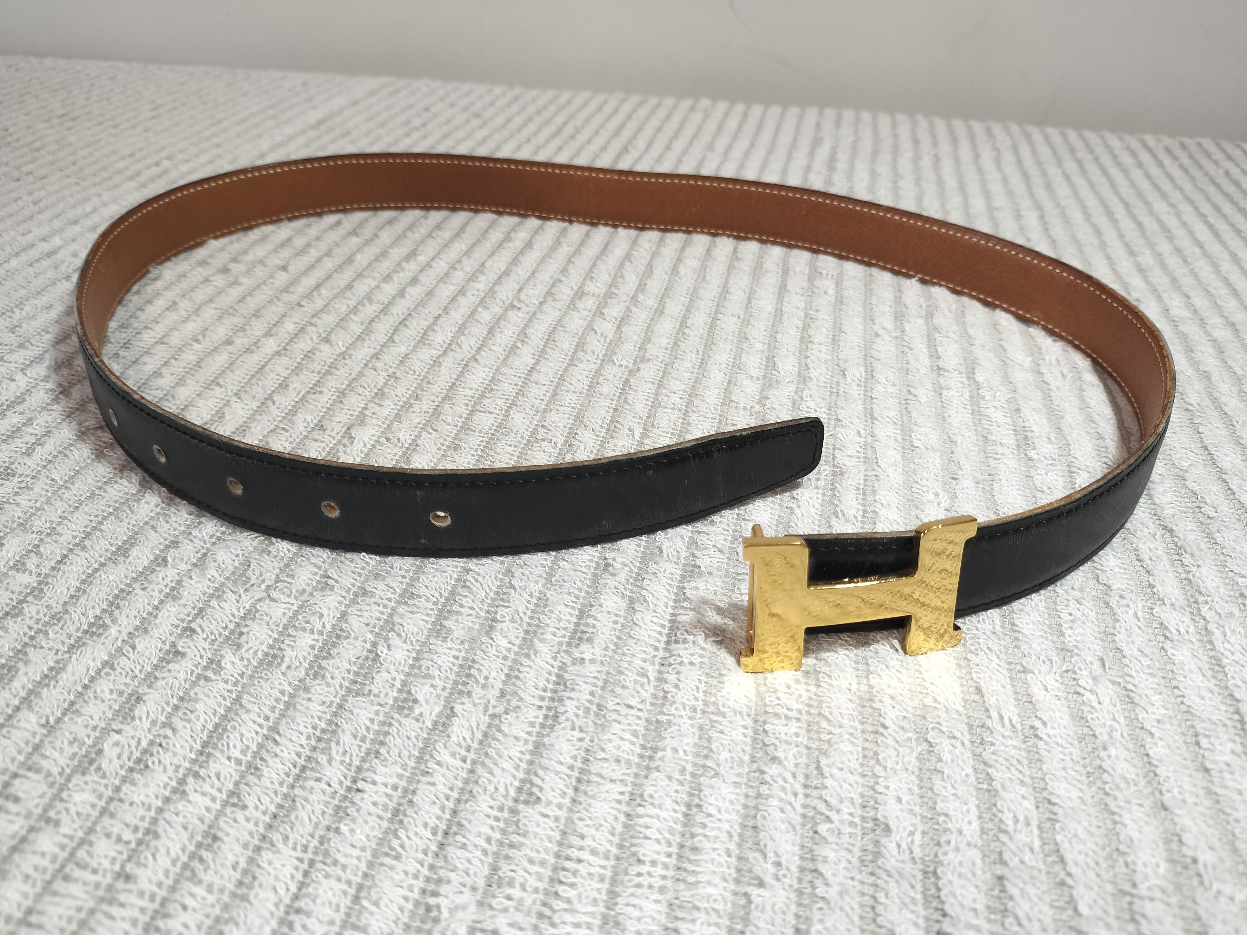 エルメス　HERMES　コンスタンス　Hベルト　染め直し修理